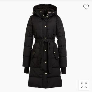 JCrew Factory Long Puffer Coat